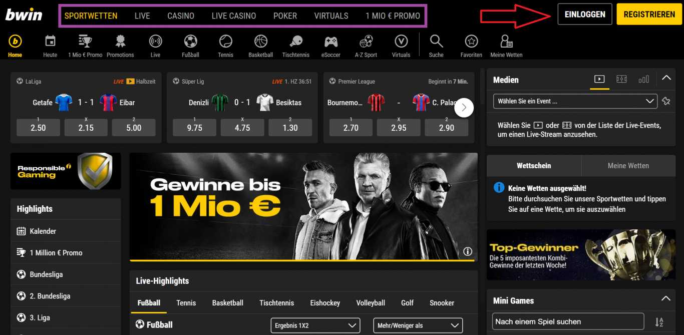 Bwin einloggen erfolgt leicht und mit Bonus Belohnung